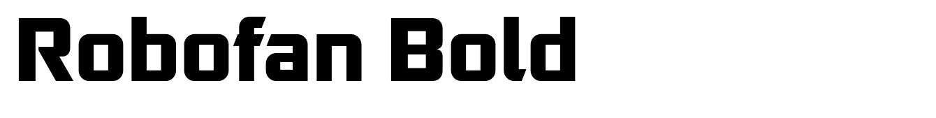 Robofan Bold